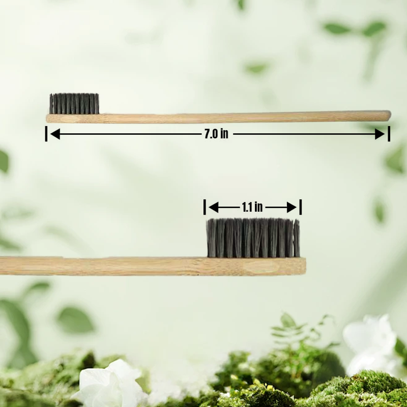 Bamboo Toothbrush 14-Pack – Biodegradable, BPA-Free - Image 2
