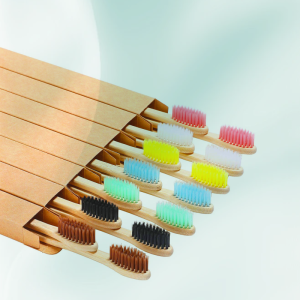 Bamboo Toothbrush 14-Pack – Eco, Fine Bristles