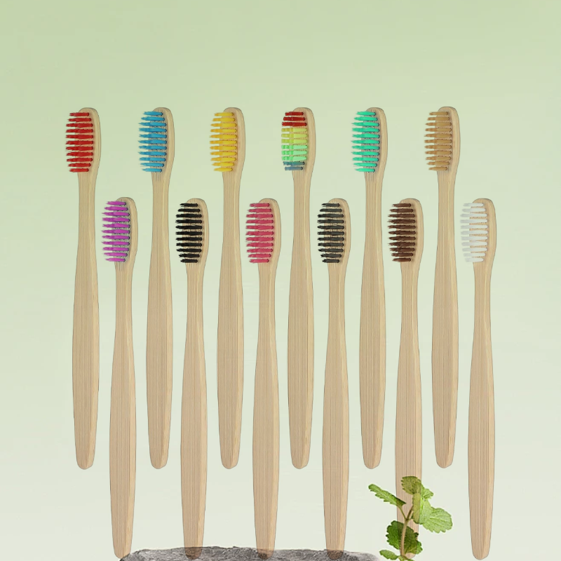 Bamboo Toothbrush 120-Pack – Soft, Travel Ready