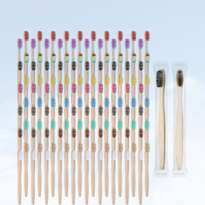 Pre-Pasted Bamboo Toothbrush 120-Pack – Travel Use