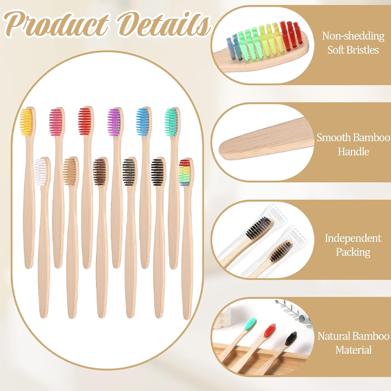 Pre-Pasted Bamboo Toothbrush 120-Pack – Travel Use - Image 3